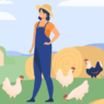 Screenshot_2021-03-04 Téléchargez Les agriculteurs travaillant sur la ferme de poulet isolé illustration vectorielle plane [...]